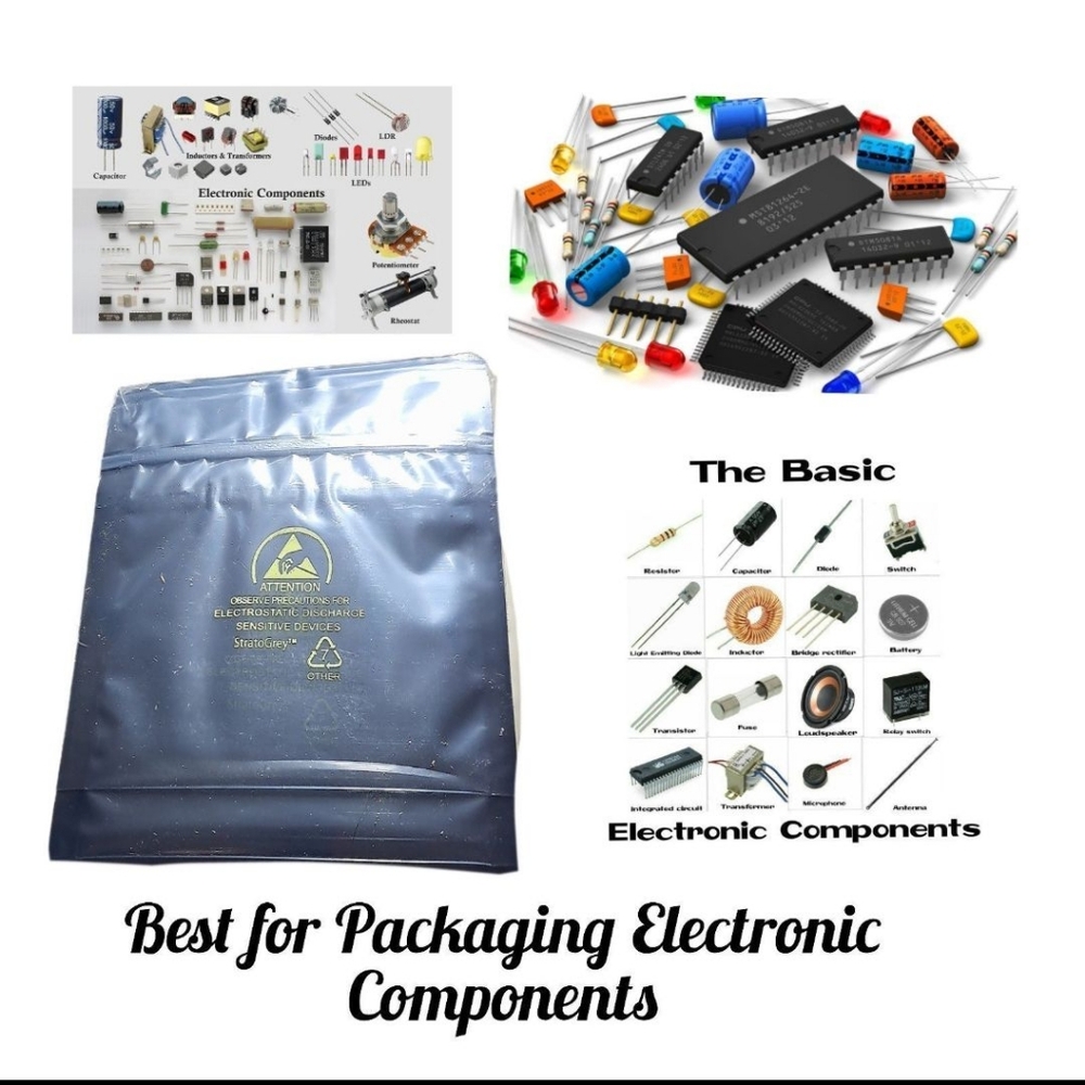 Static Shield Bags Prevent Buildup of Static Electricity 100 Pcs NWOT